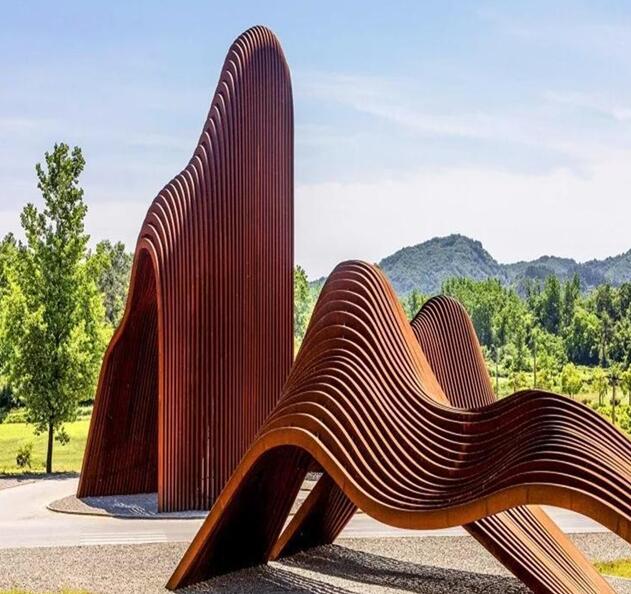 宽城锈钢板造型